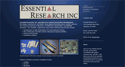 Desktop Screenshot of essential-research.com