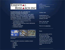 Tablet Screenshot of essential-research.com